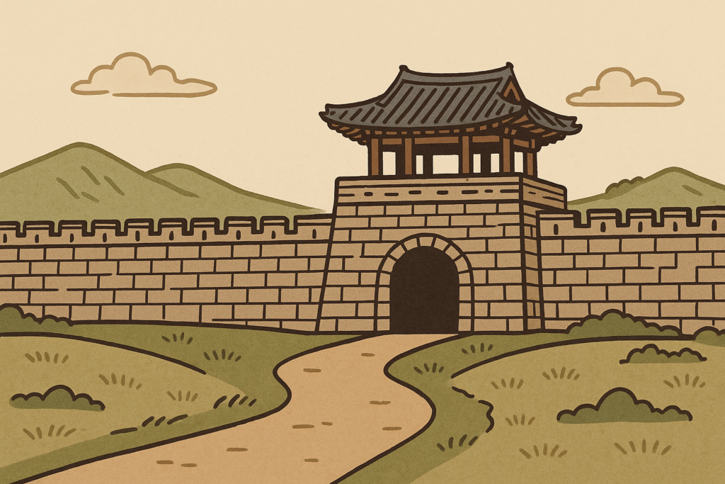 해미읍성의 전경