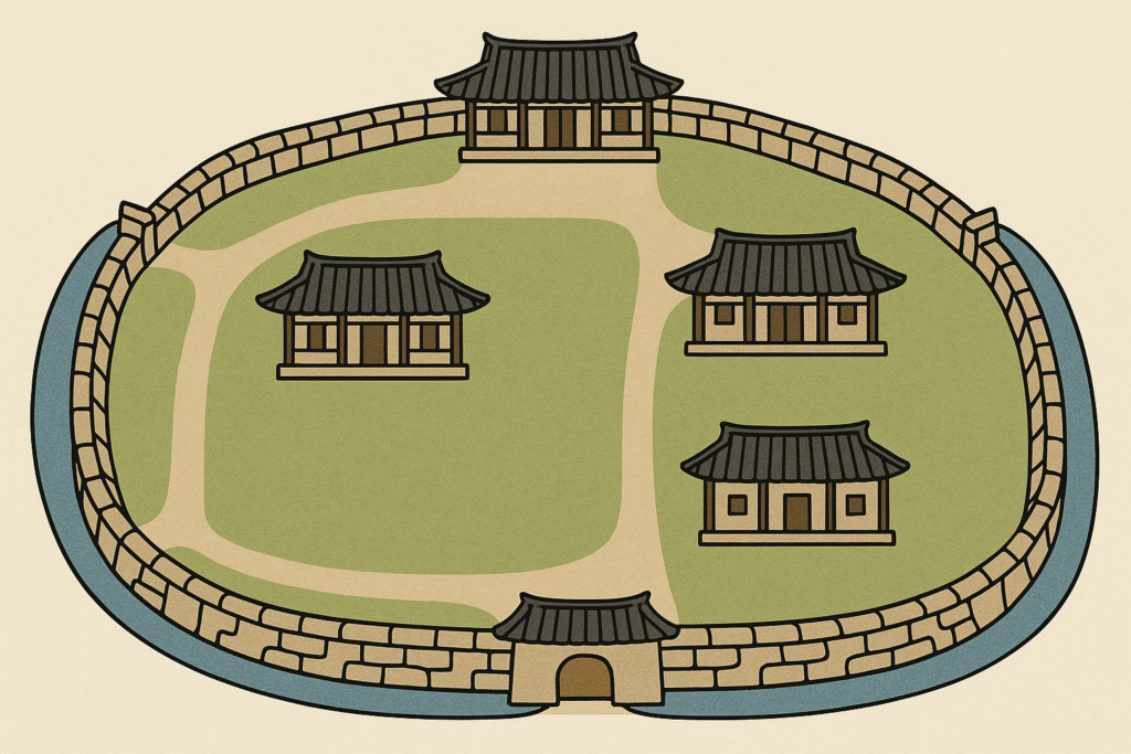 해미읍성의 내부 구조
