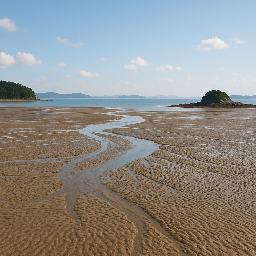 태안 갯벌 전경