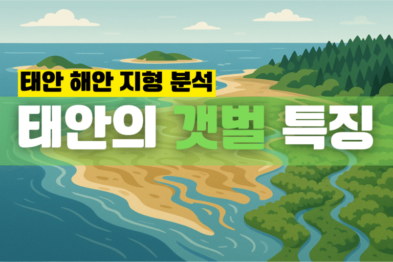 태안의 갯벌 특징