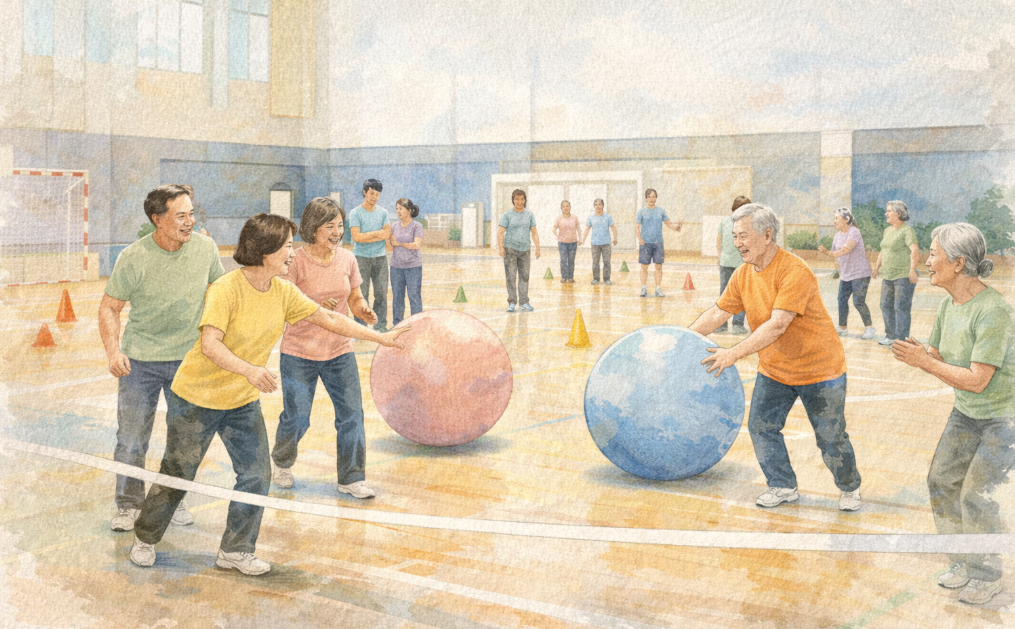 서산 지역 연중 행사: 서산시 주민 체육관 체육행사 운영 모습 이미지