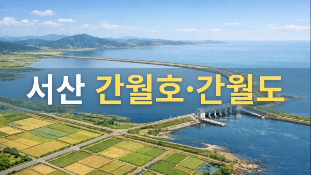 서산 간월도 간월호