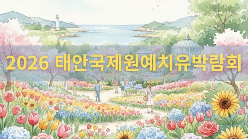 2026 태안국제원예치유박람회 행사 전경 이미지