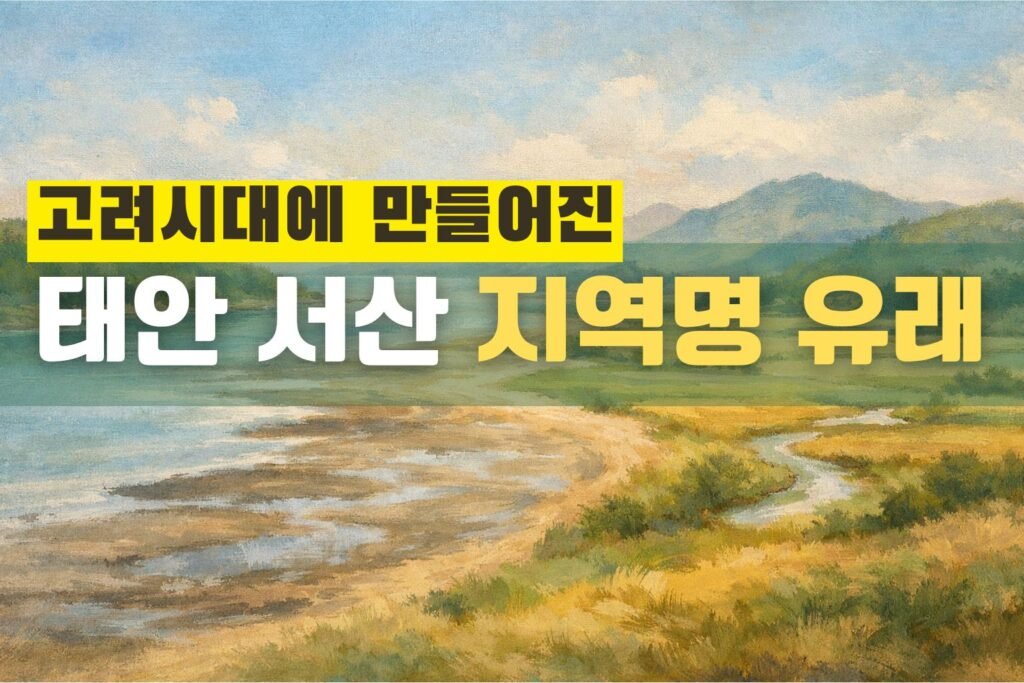 태안 서산 지명 유래